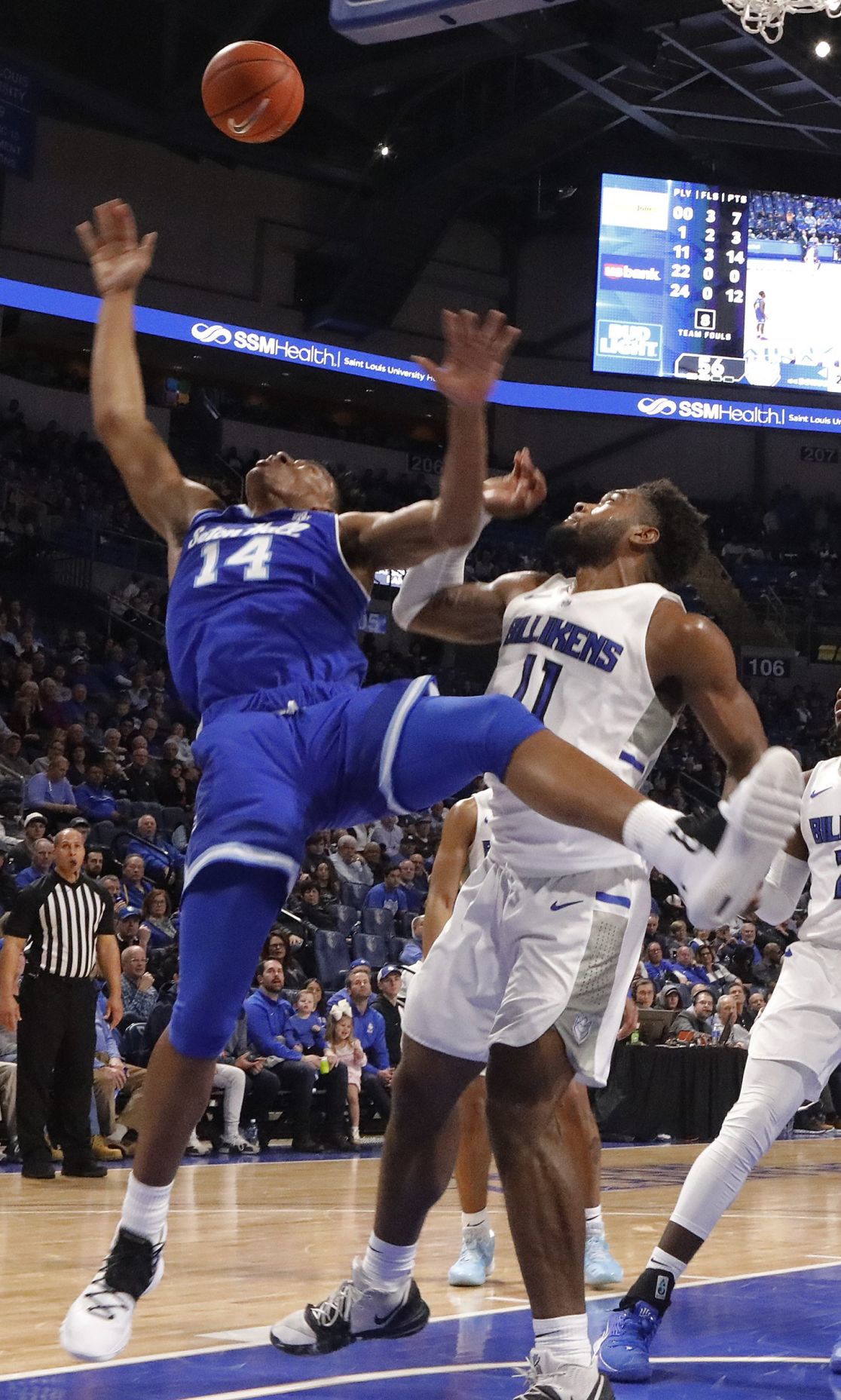 Seton Hall pounds the SLU Billikens 83-66